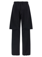 Sacai Women's Cotton Trousers Black, view 2