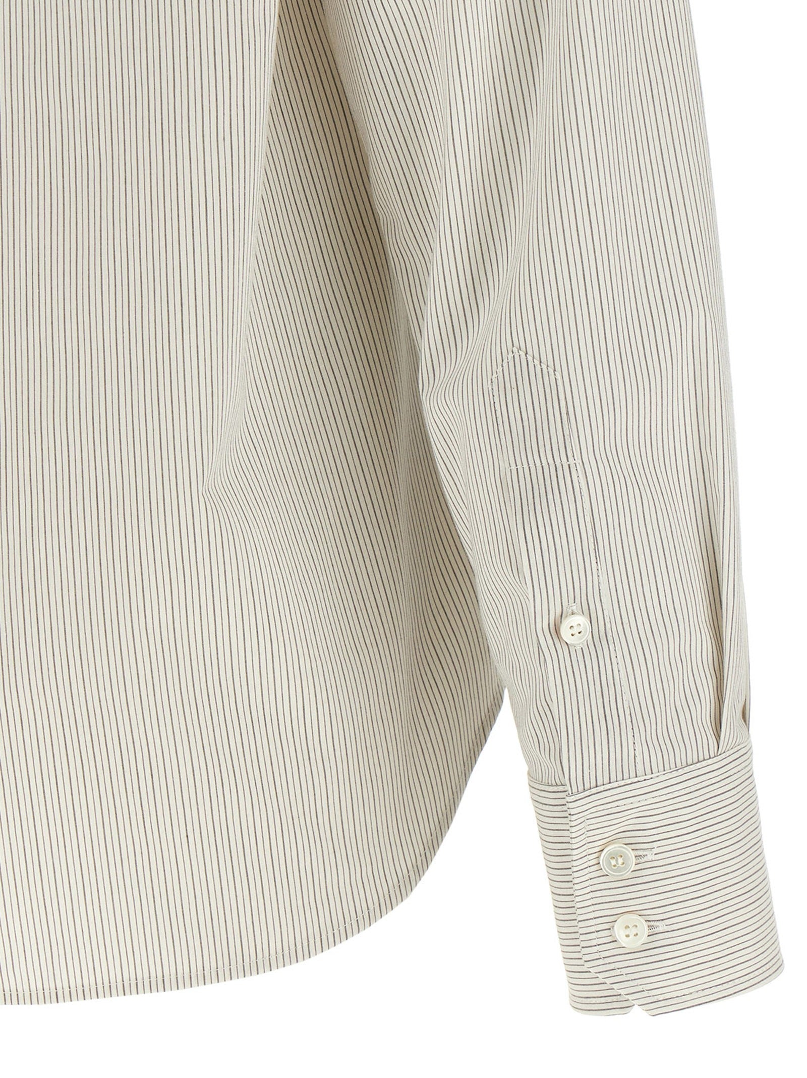 MM6 Maison Margiela Trompe Loeil Collar Shirt Grey
