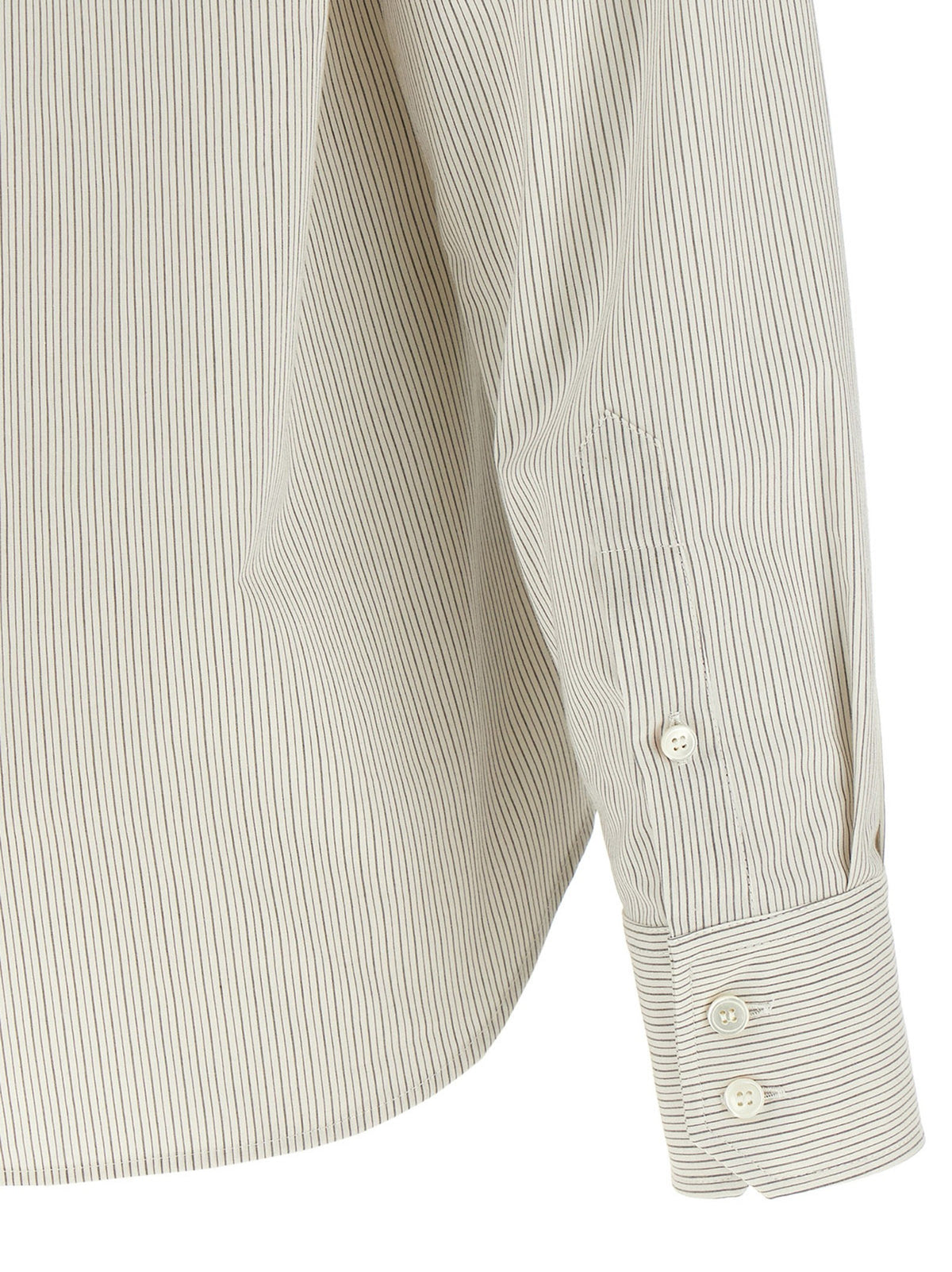 MM6 Maison Margiela Trompe Loeil Collar Shirt Grey, view 4