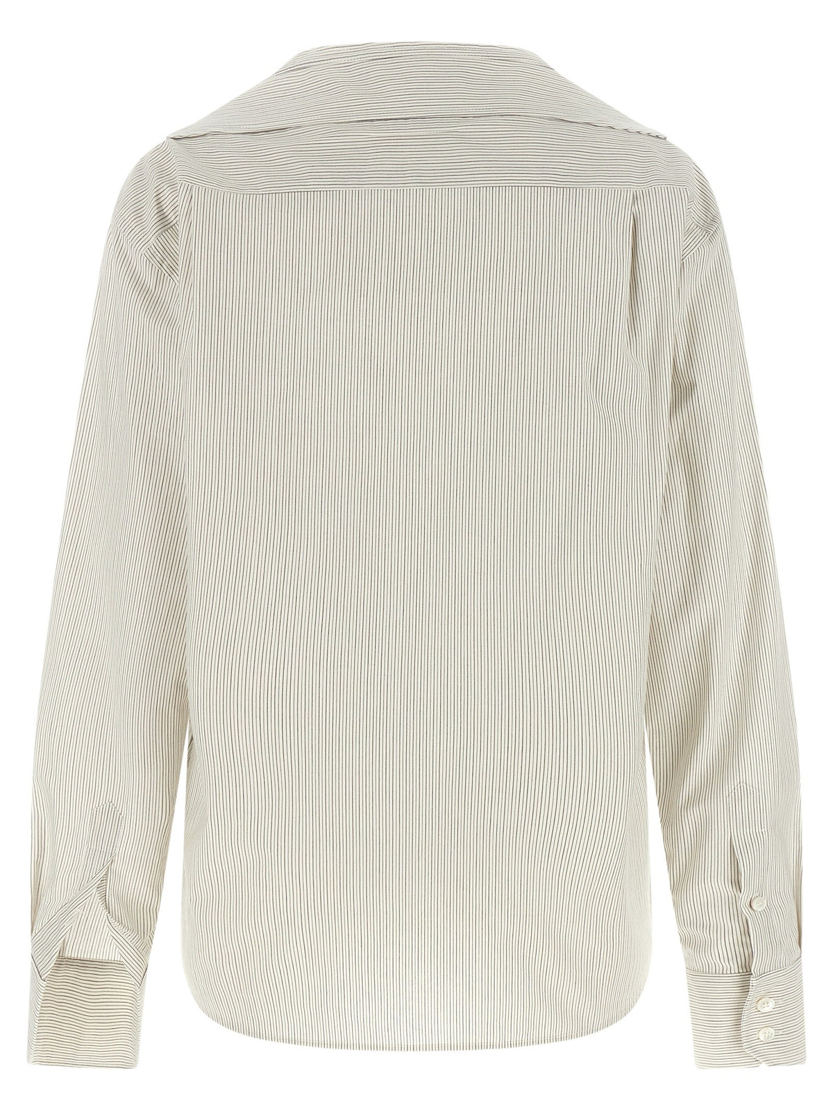 MM6 Maison Margiela Trompe Loeil Collar Shirt Grey, view 2