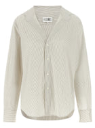 MM6 Maison Margiela Trompe Loeil Collar Shirt Grey