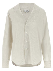 MM6 Maison Margiela Trompe Loeil Collar Shirt Grey