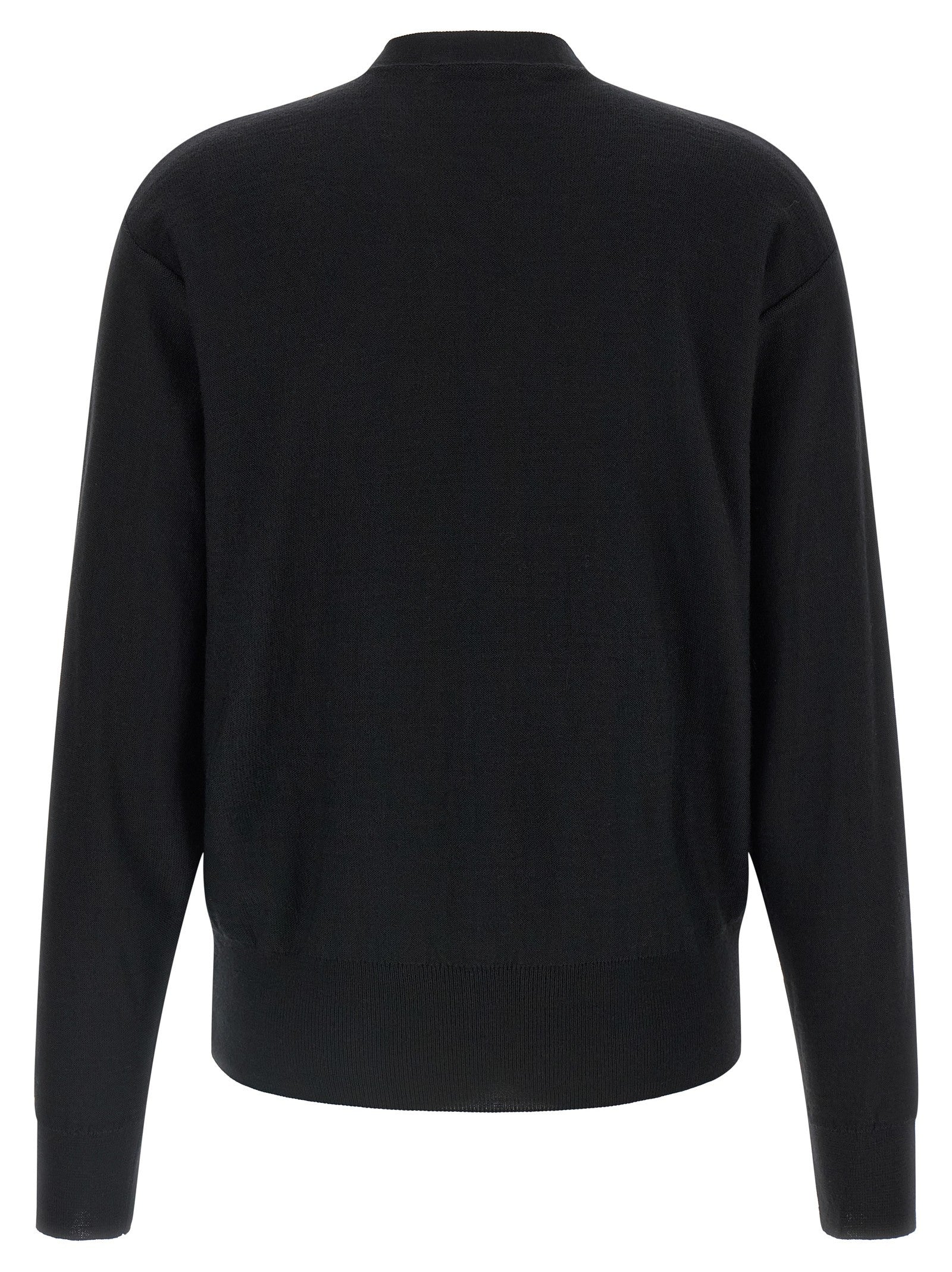 Lemaire Trompe Loeil Construction Cardigan Black
