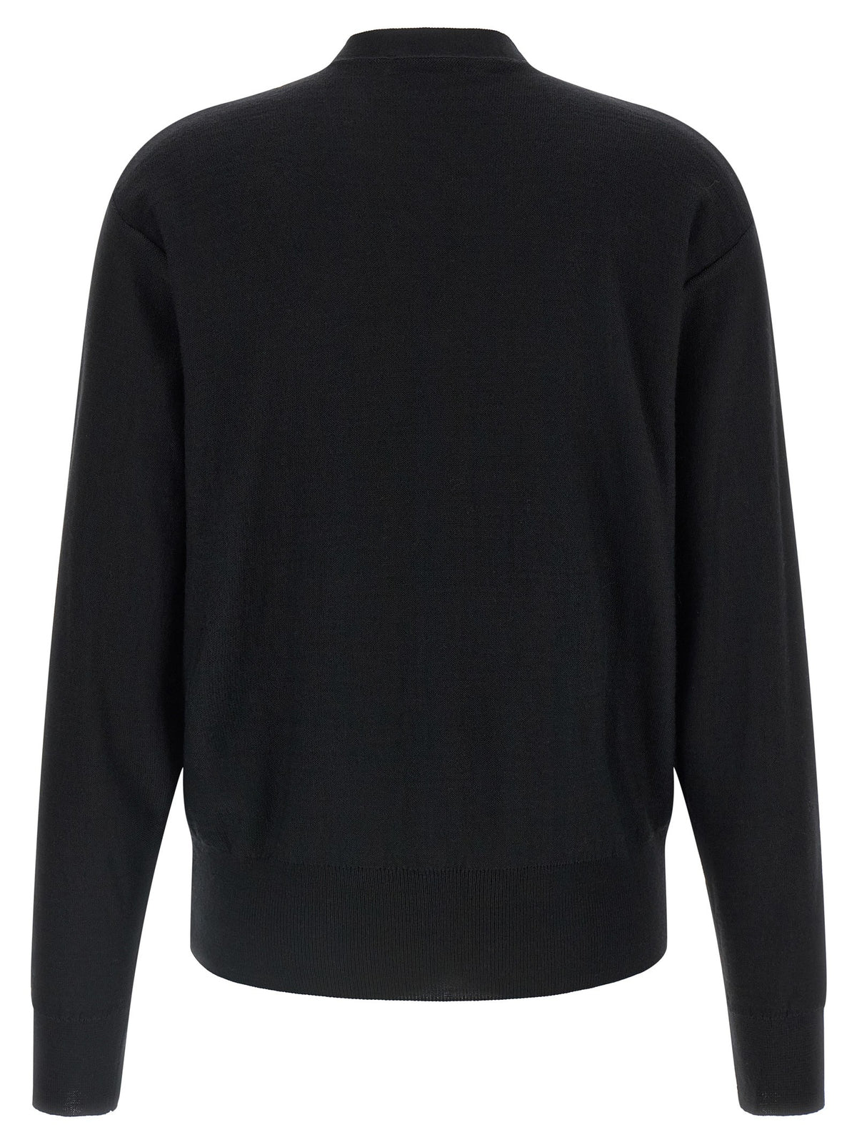 Lemaire Trompe Loeil Construction Cardigan Black, view 3