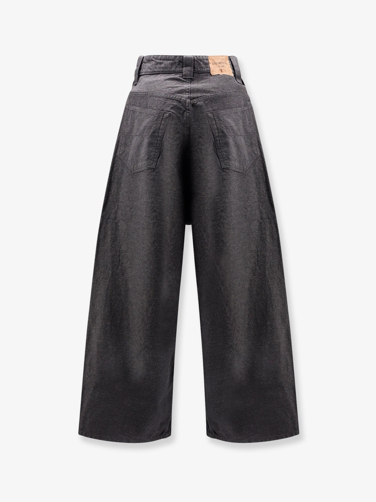 Balenciaga Men's Trompe Loeil Denim Trousers White