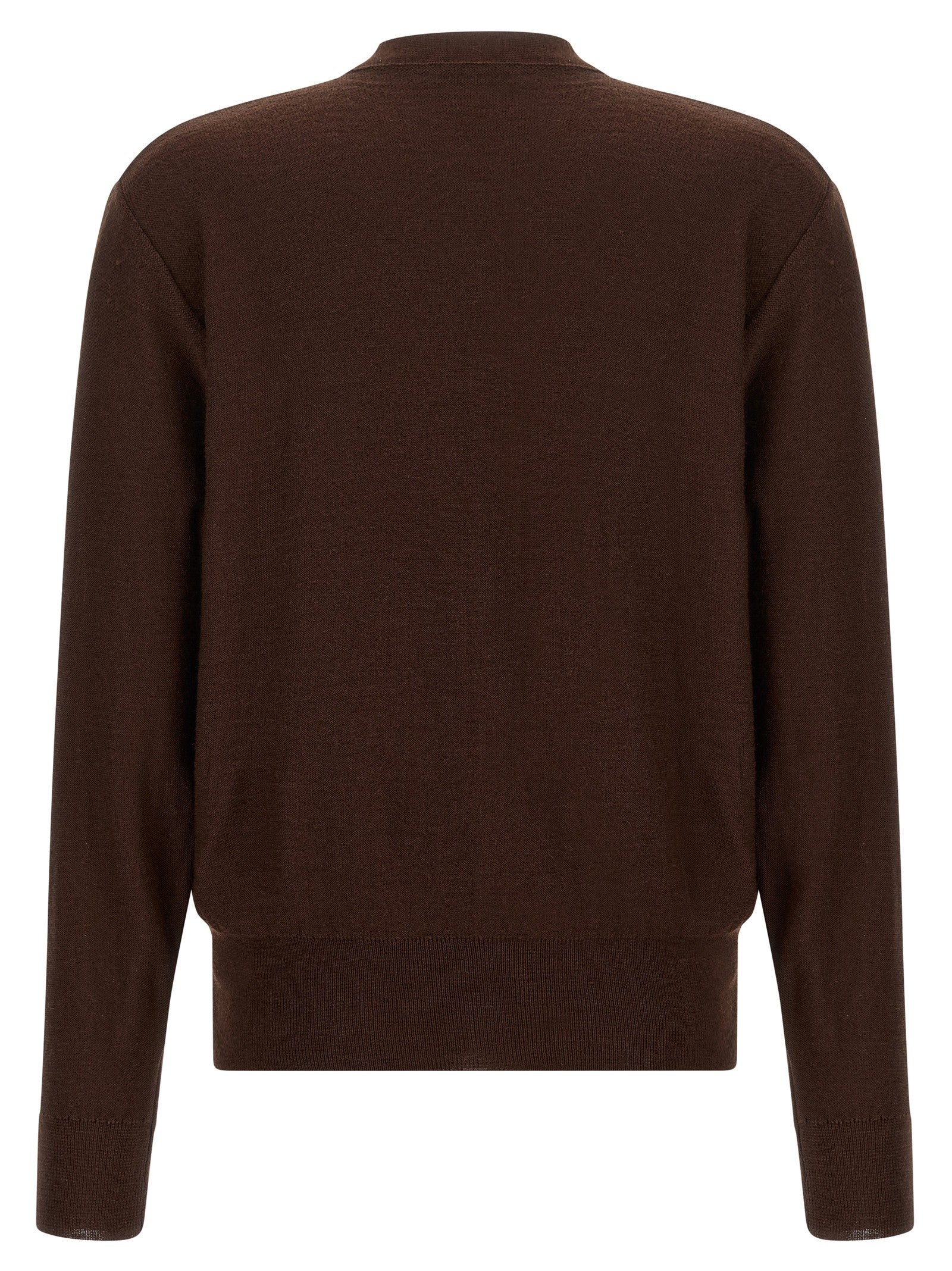 Lemaire Trompe Loeil Effect Cardigan Red