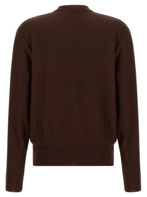 Lemaire Trompe Loeil Effect Cardigan Red