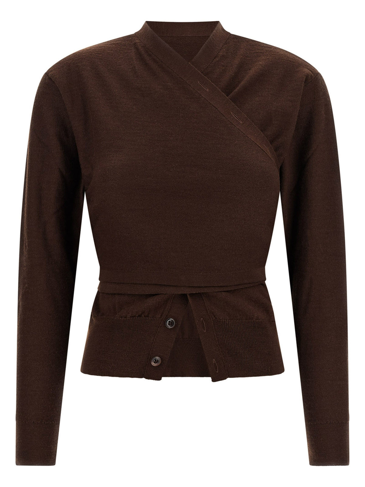 Lemaire Trompe Loeil Effect Cardigan Red