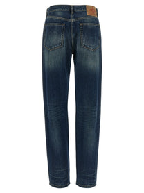 PRADA Trompe Loeil Heart Jeans Blue