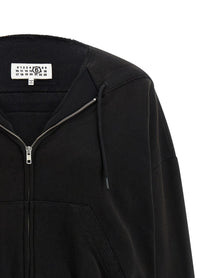 MM6 Maison Margiela Trompe Loeil Hoodie Black