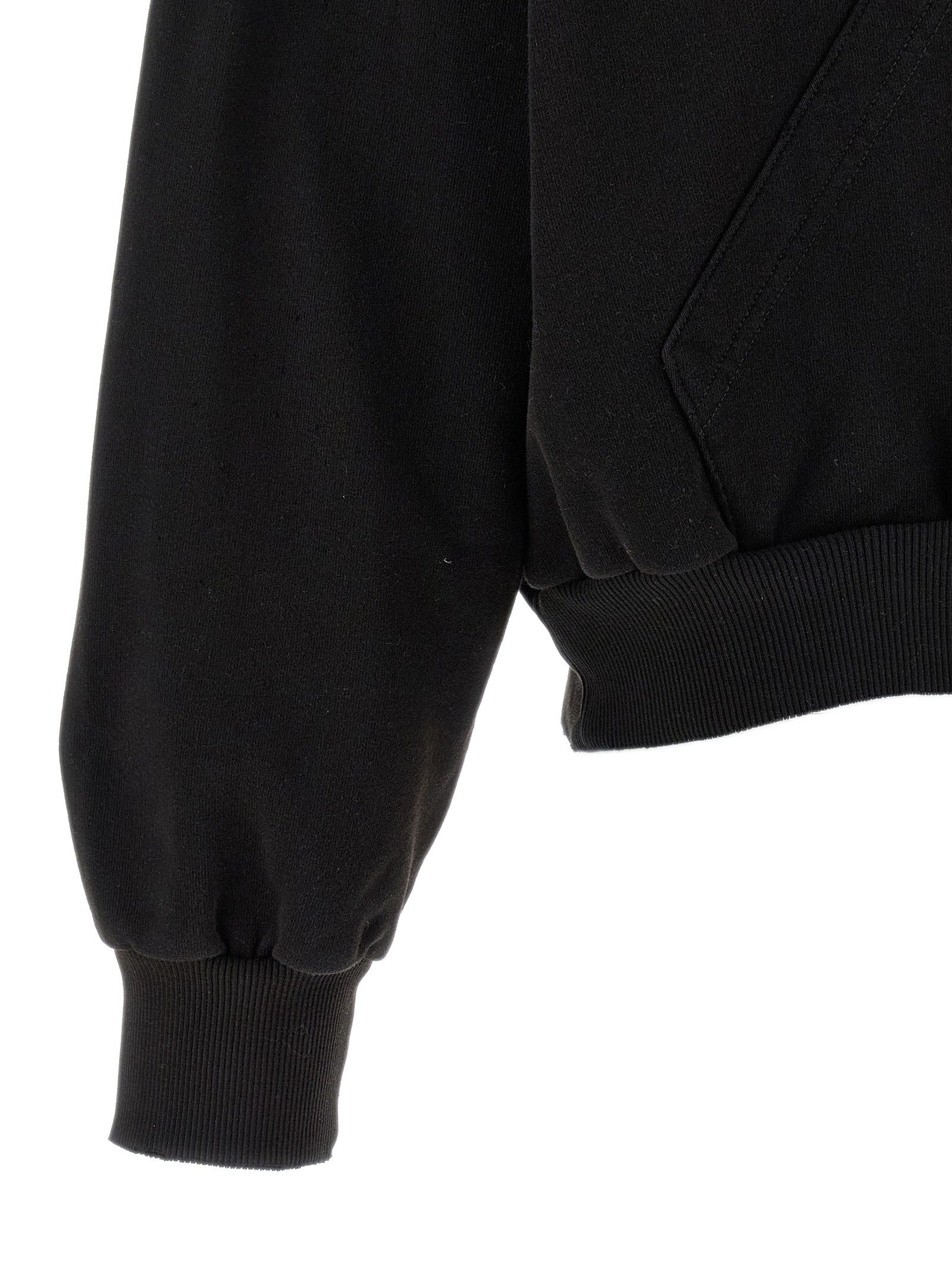 MM6 Maison Margiela Trompe Loeil Hoodie Black