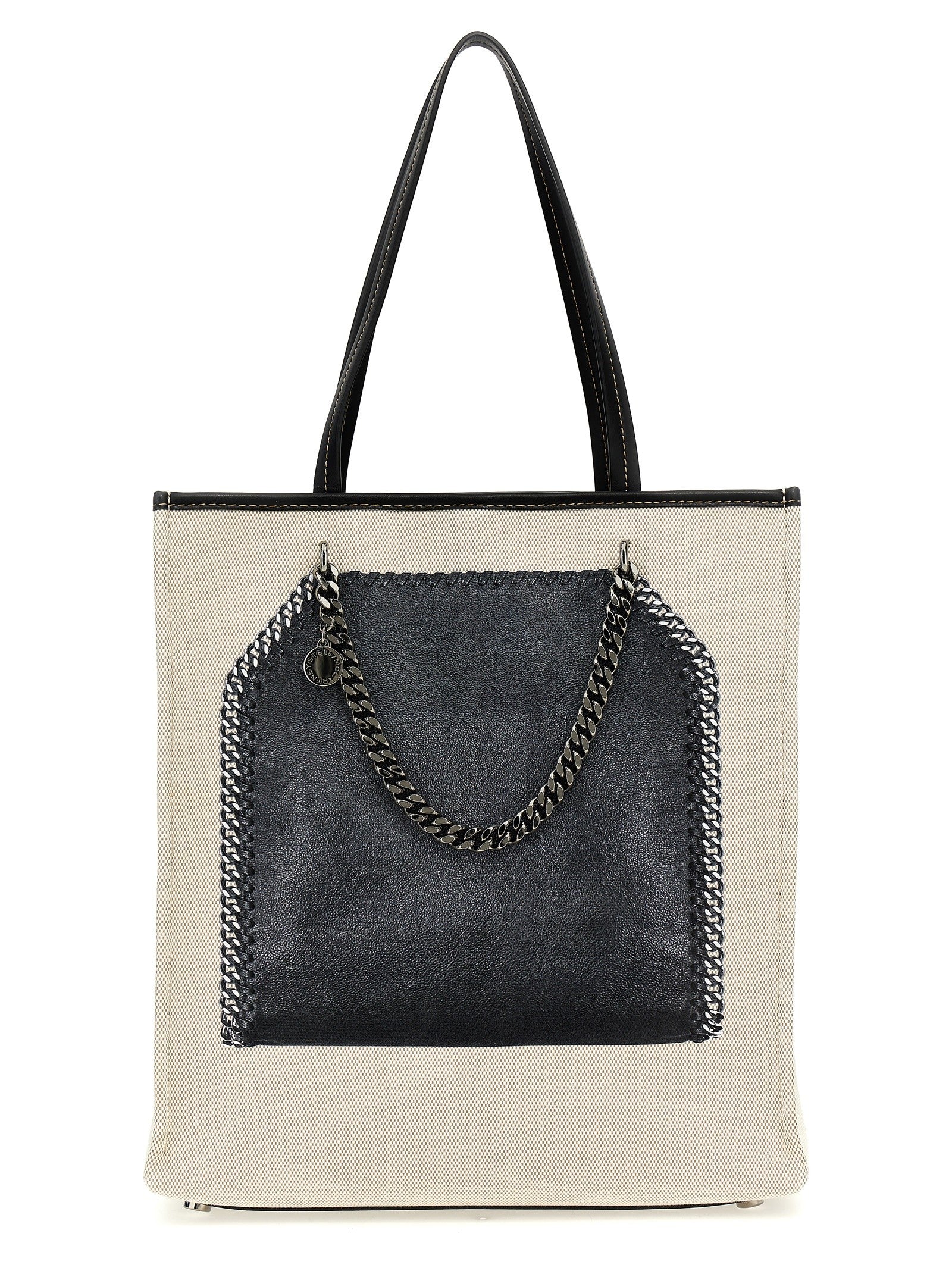 Stella McCartney Trompe Loeil Print on Shopping Bag Gold