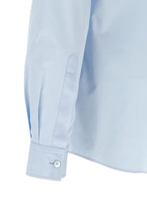 Moschino Trompe Lœil Print Shirt Blue