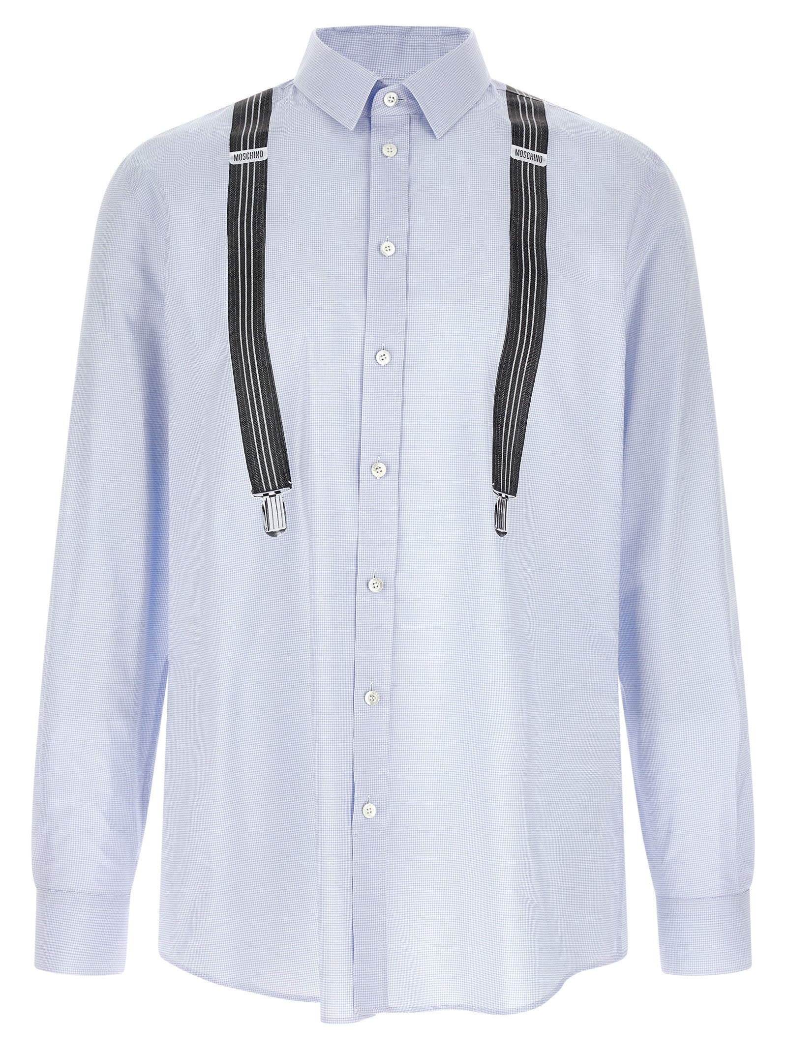 Moschino Trompe Lœil Print Shirt Blue