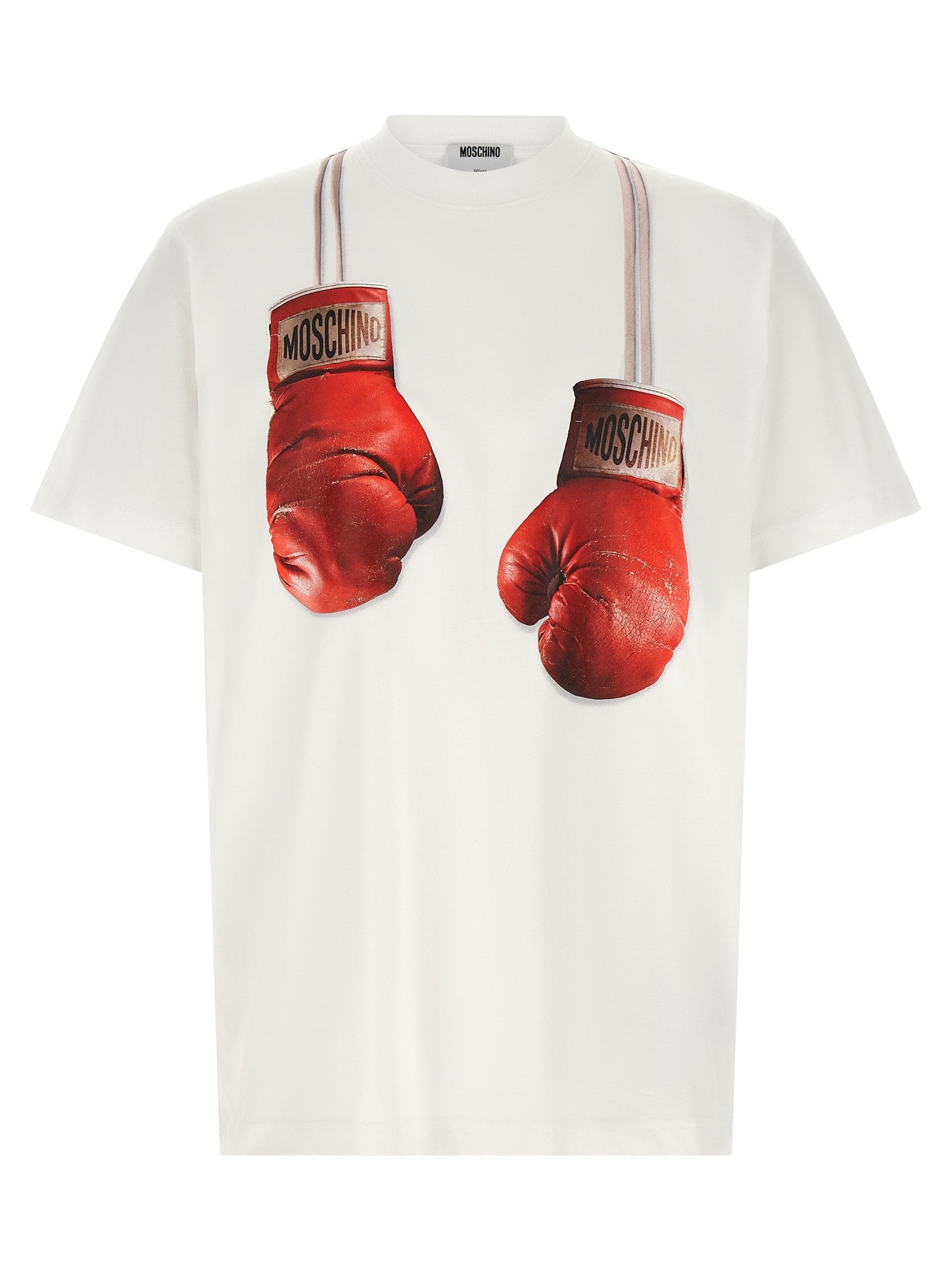 Moschino Trompe Lœil Print Shirt White
