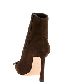 Roger Vivier Trompette Ankle Boots Brown