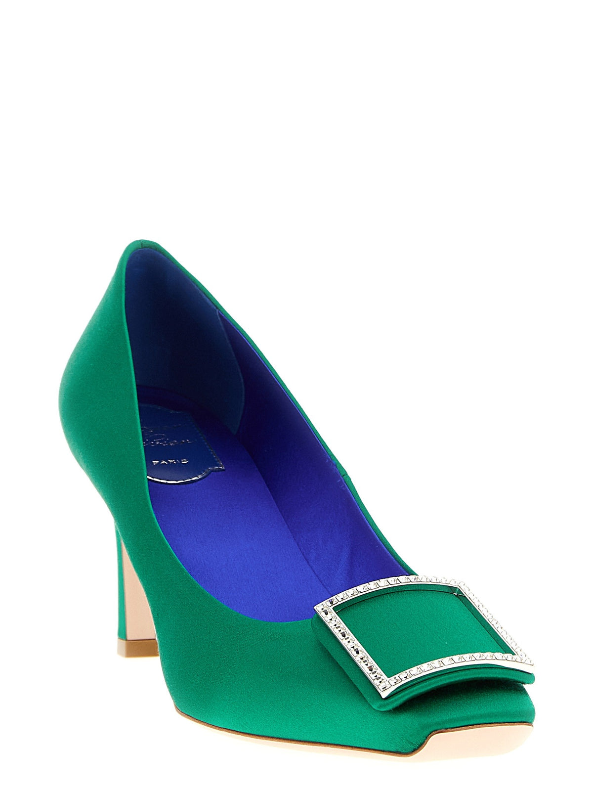 Roger Vivier Trompette Pumps Green, view 2