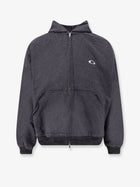 Balenciaga Men's Tromphe Loeil Cotton Sweatshirt Grey