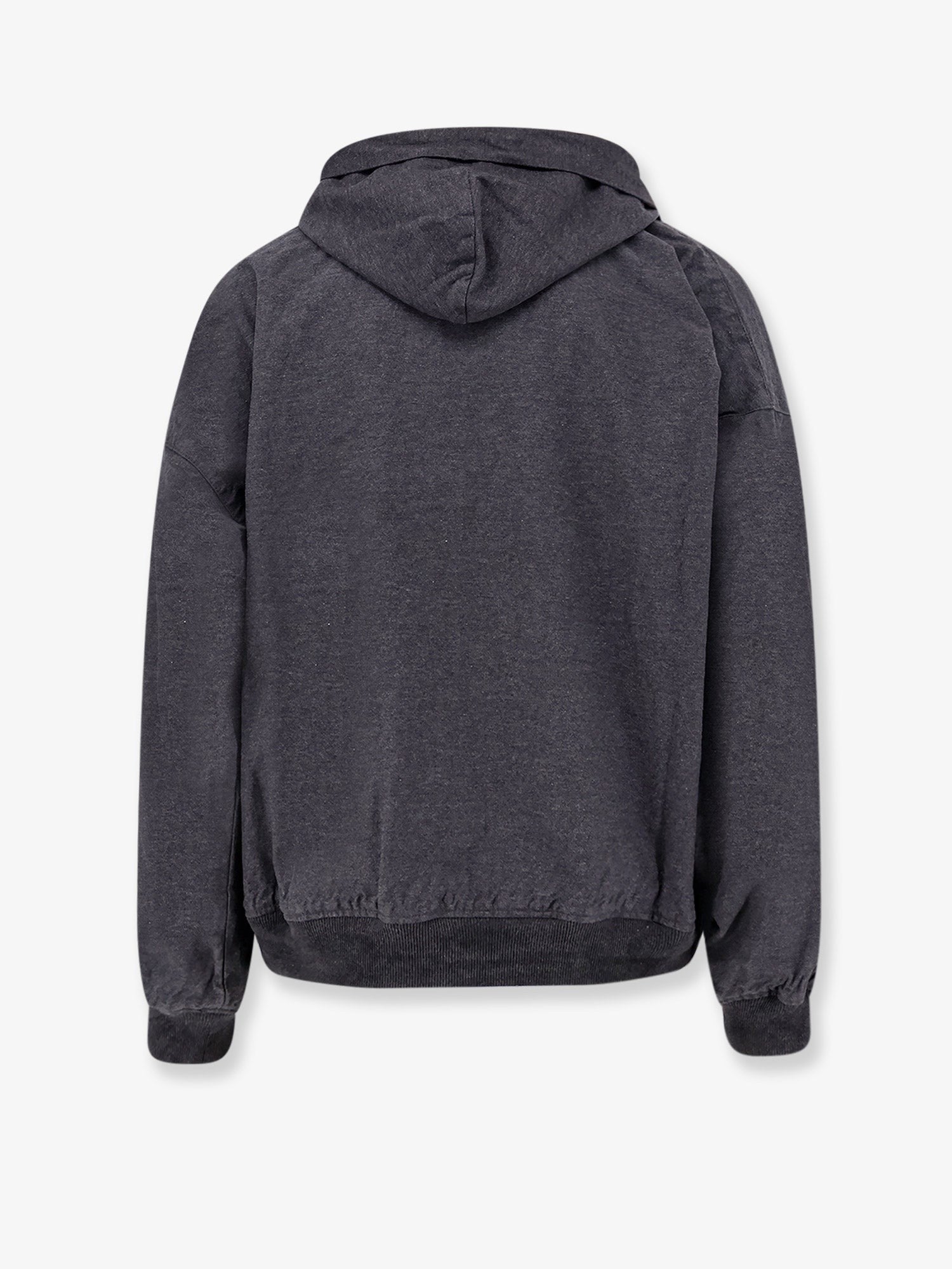 Balenciaga Men's Tromphe Loeil Cotton Sweatshirt Grey