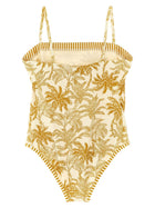ERES Tropical One Piece Swimsuit Beige, view 2