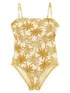 ERES Tropical One Piece Swimsuit Beige