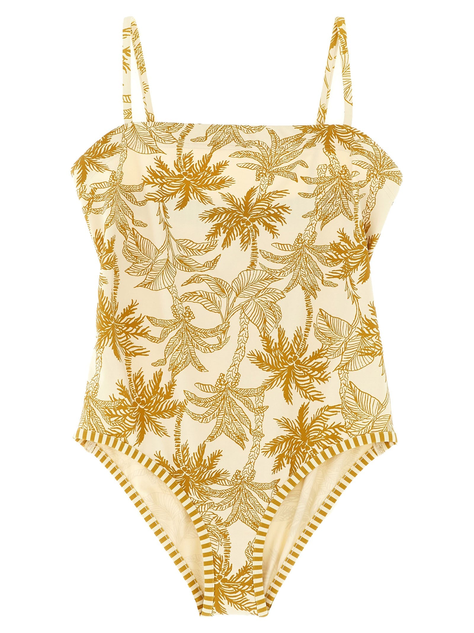 ERES Tropical One Piece Swimsuit Beige