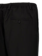 Marni Tropical Wool Crop Pants Black, view 4