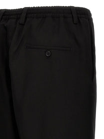 Marni Tropical Wool Crop Pants Black