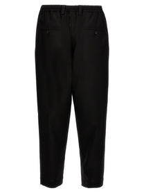 Marni Tropical Wool Crop Pants Black