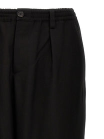Marni Tropical Wool Crop Pants Black