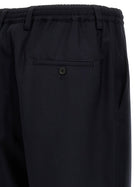 Marni Tropical Wool Crop Pants Blue, view 4
