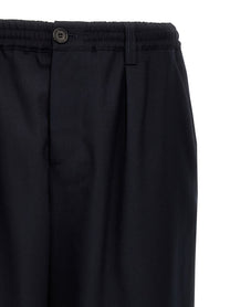 Marni Tropical Wool Crop Pants Blue
