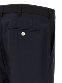 Marni Tropical Wool Pants Blue