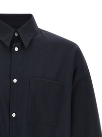 Marni Tropical Wool Shirt Blue