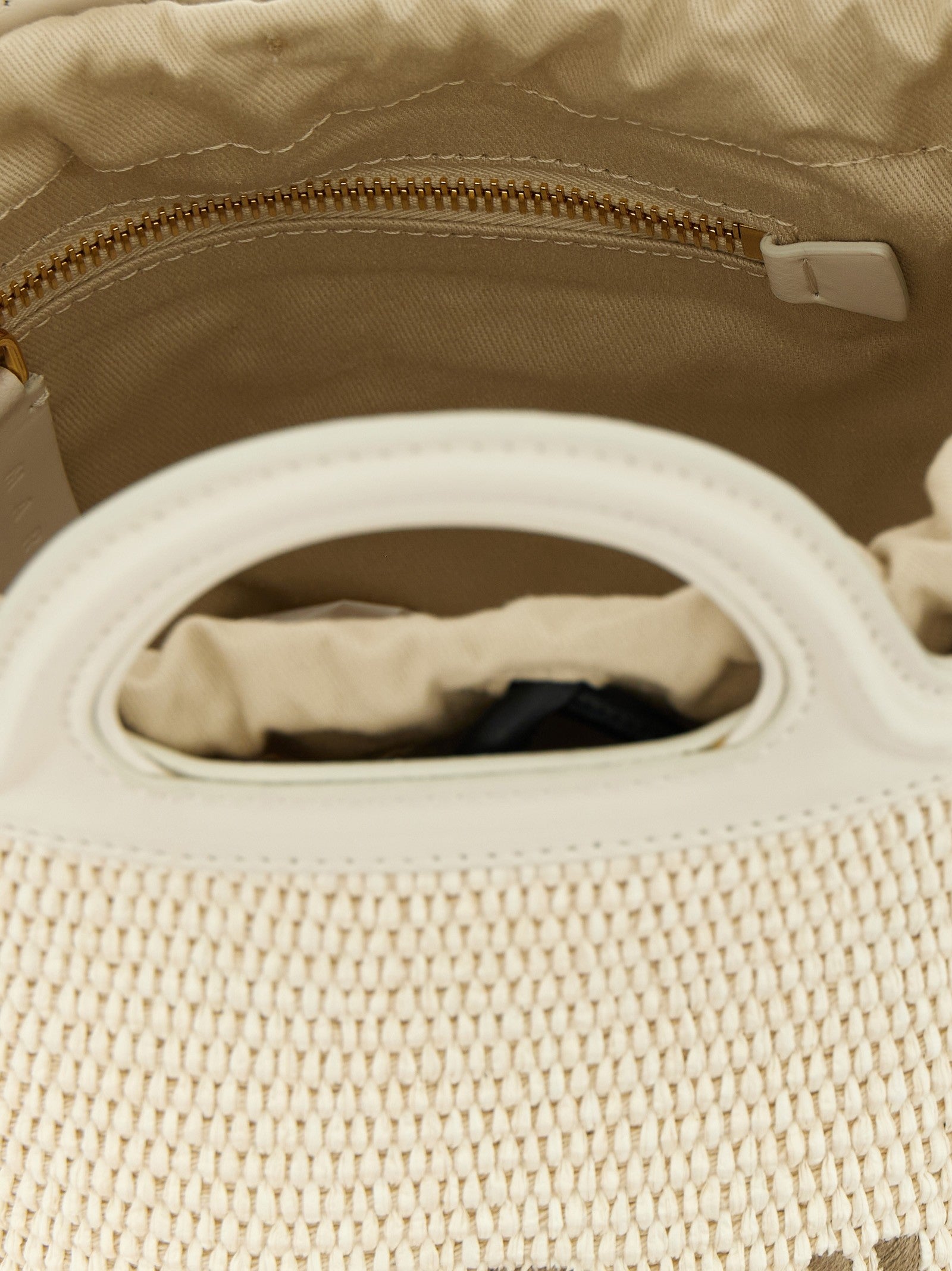 Marni Tropicalia Small Bucket Bag White