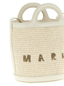 Marni Tropicalia Small Bucket Bag White