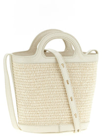 Marni Tropicalia Small Bucket Bag White