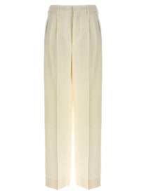 Ami Paris Trousers Pences White