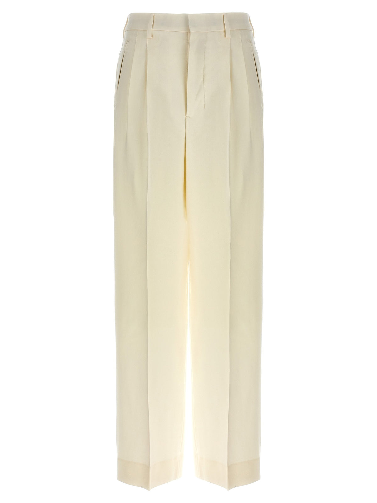 Ami Paris Trousers Pences White