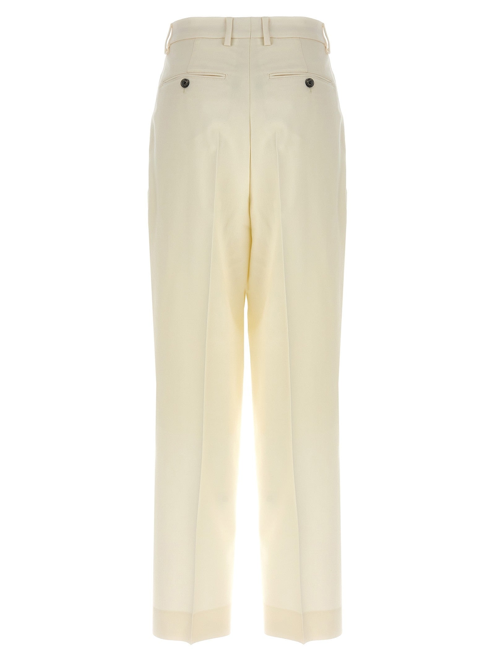 Ami Paris Trousers Pences White