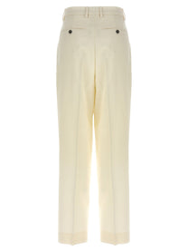 Ami Paris Trousers Pences White