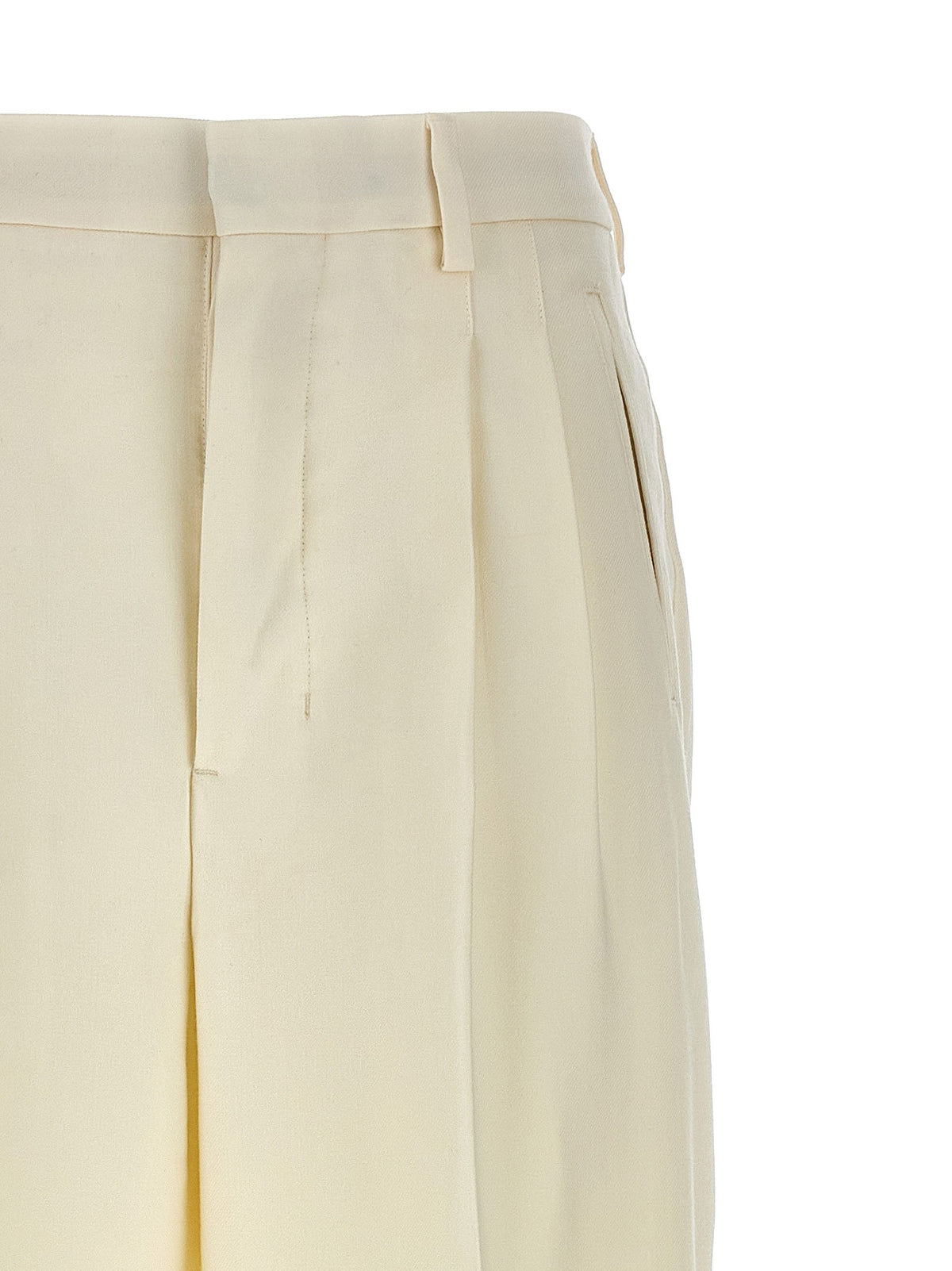 Ami Paris Trousers Pences White