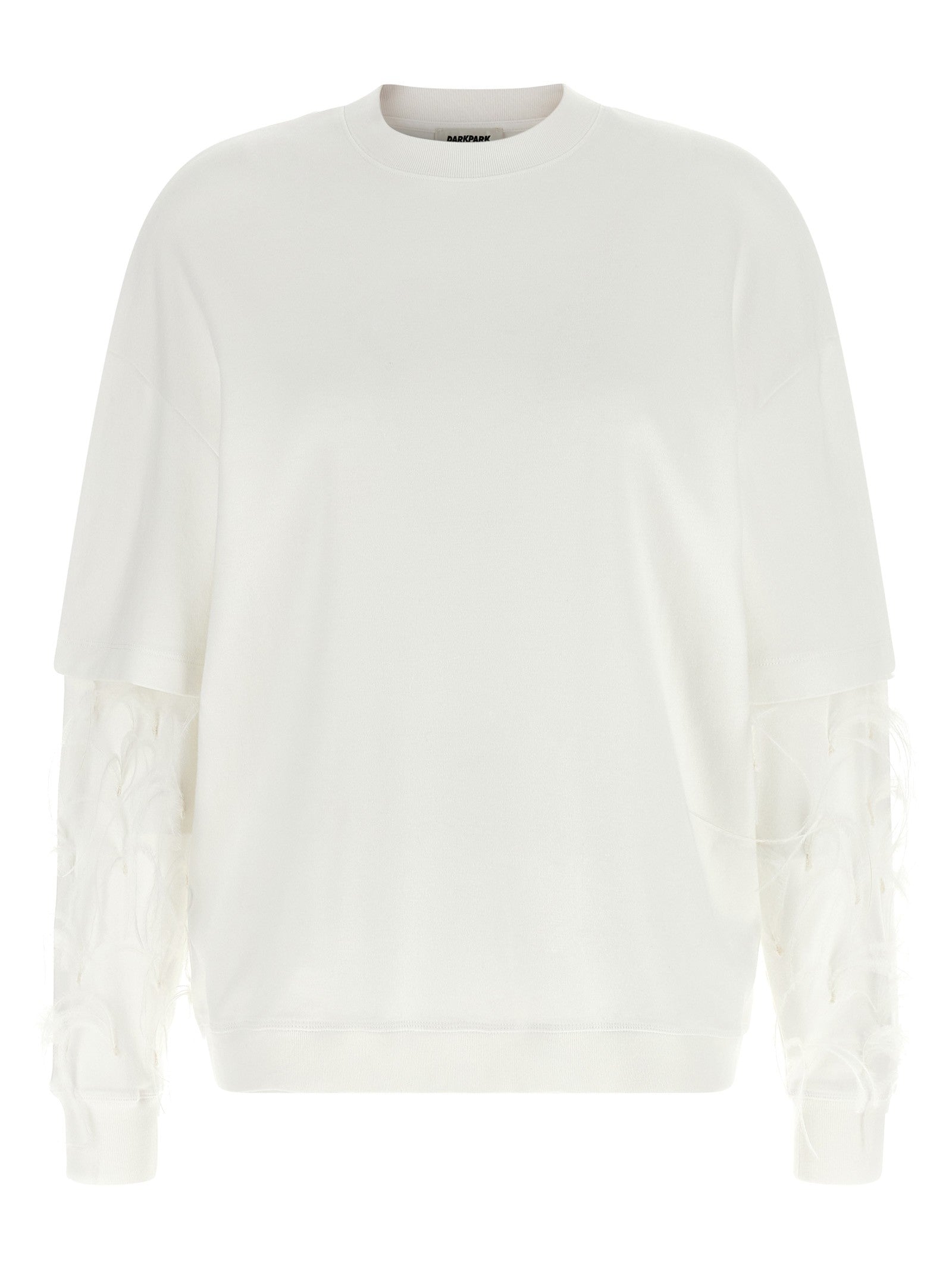 DARKPARK Troy Feather Sweatshirt White
