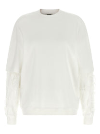 DARKPARK Troy Feather Sweatshirt White