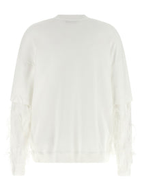 DARKPARK Troy Feather Sweatshirt White