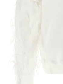 DARKPARK Troy Feather Sweatshirt White
