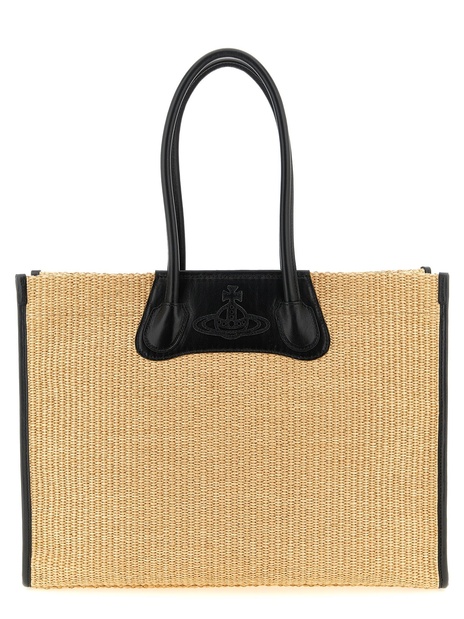 Vivienne Westwood Troy Shopping Bag Beige