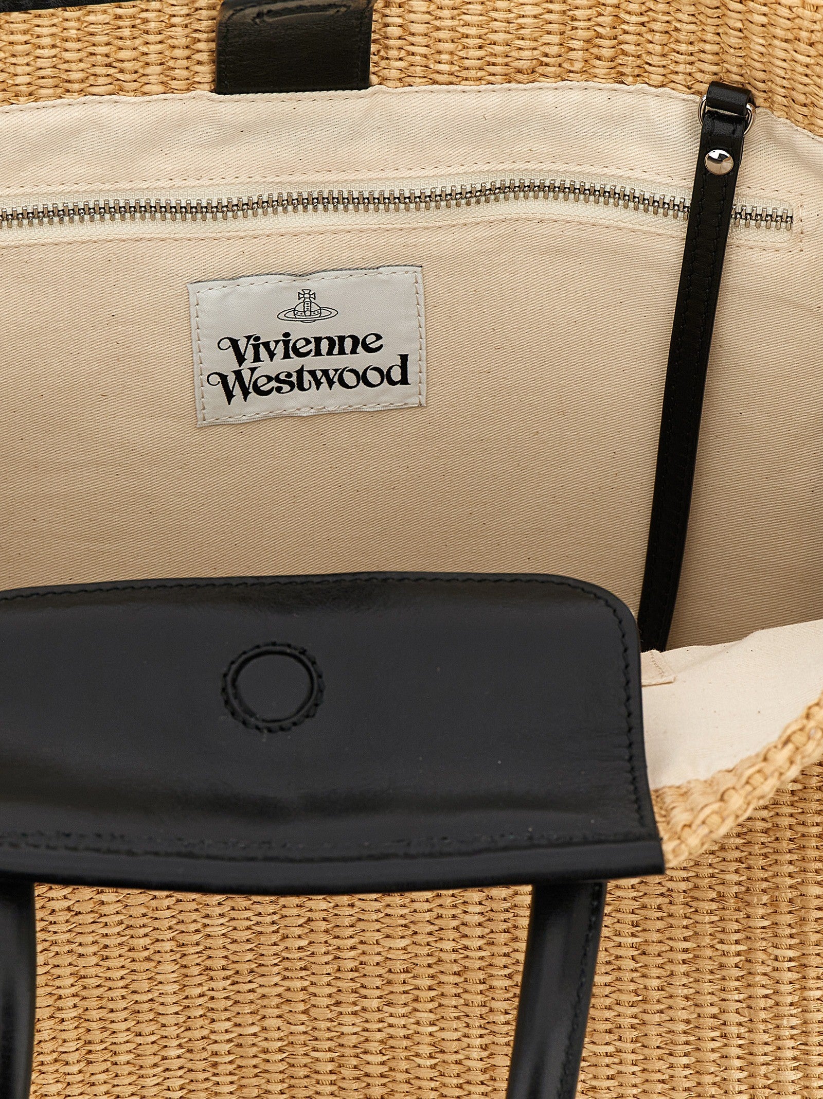 Vivienne Westwood Troy Shopping Bag Beige