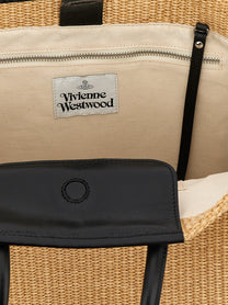 Vivienne Westwood Troy Shopping Bag Beige
