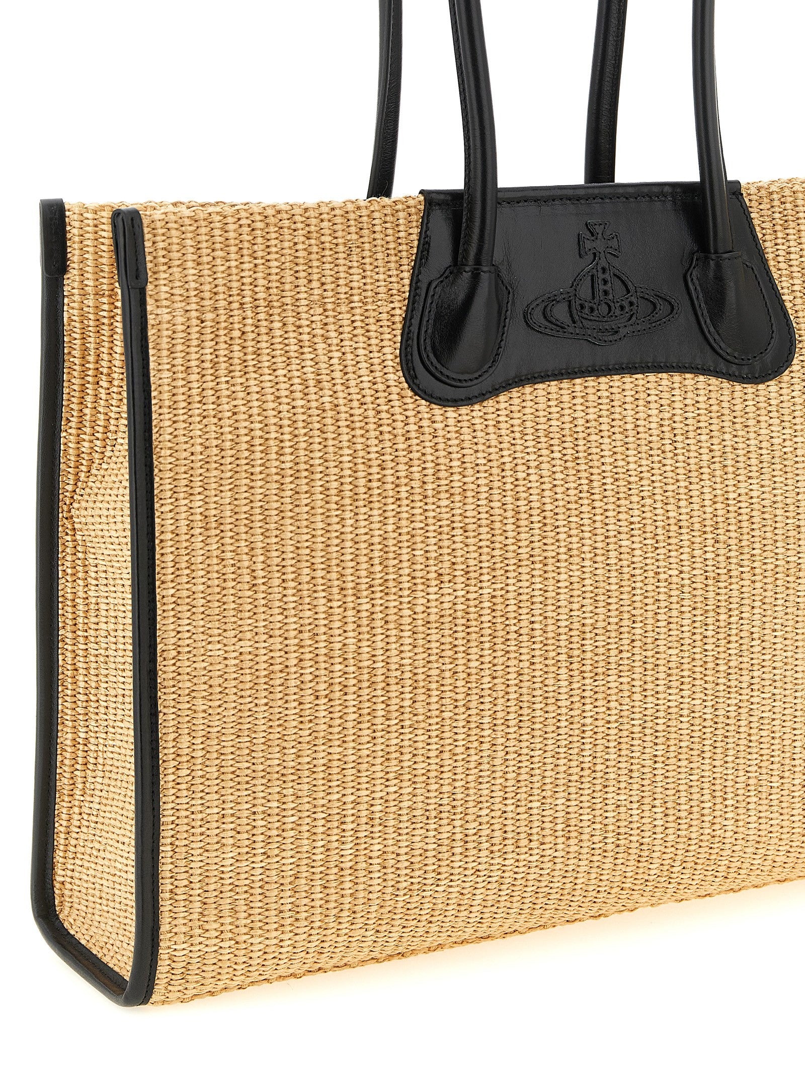 Vivienne Westwood Troy Shopping Bag Beige